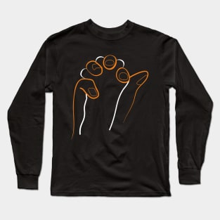 Paw in hand Long Sleeve T-Shirt